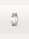 Love Wedding Band Diamond Ring Silver - CARTIER - BALAAN 3