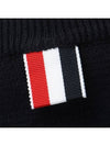 Men's Milan Stitch Armband Crew Neck Knit Top Navy - THOM BROWNE - BALAAN 5