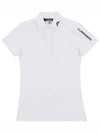 Women's Tour Tech Golf Polo White - J.LINDEBERG - BALAAN 3