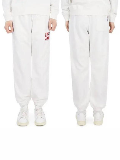 Men's Iconic Logo Track Pants White - AUTRY - BALAAN 2