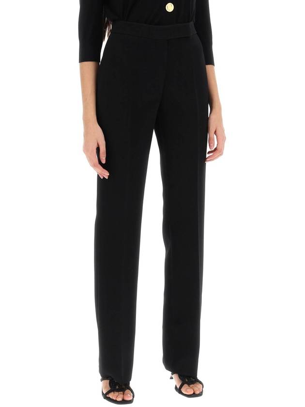 straight leg pants in crepe cady - TORY BURCH - BALAAN 2