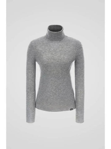 Atesa Dark Charcoal Gray Women s Knit Carbon - DUVETICA - BALAAN 1