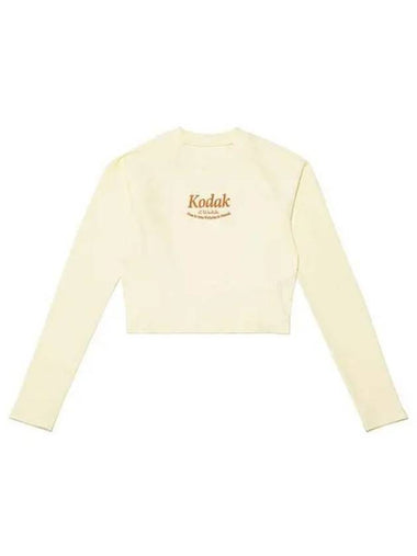 KODAK Hot Summer Warding Crop Rash Guard Women BEIGE - KODO - BALAAN 1