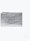 Embossed Monogram Card Wallet Silver - BALENCIAGA - BALAAN 2