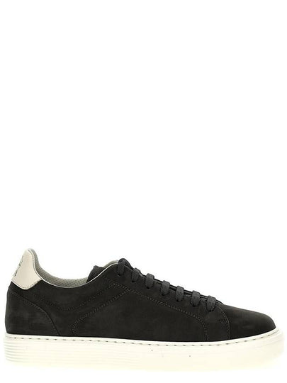 Suede Low Top Sneakers Grey - BRUNELLO CUCINELLI - BALAAN 2