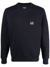 Diagonal Raised Sweatshirt Navy - CP COMPANY - BALAAN 3