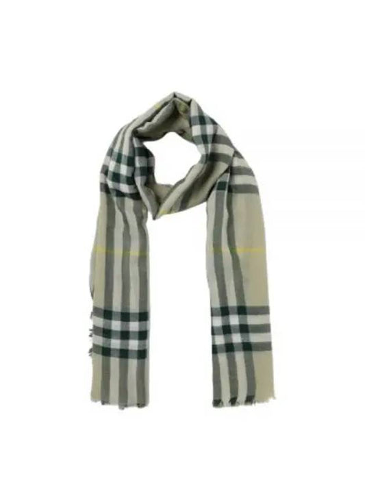 Vintage Check Wool Scarf 8080099 - BURBERRY - BALAAN 2