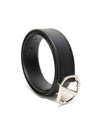 Z Emblem Leather Belt Black - ERMENEGILDO ZEGNA - BALAAN 4