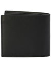 Anagram Logo Patch Bifold Calfskin Half Wallet Black - LOEWE - BALAAN 5