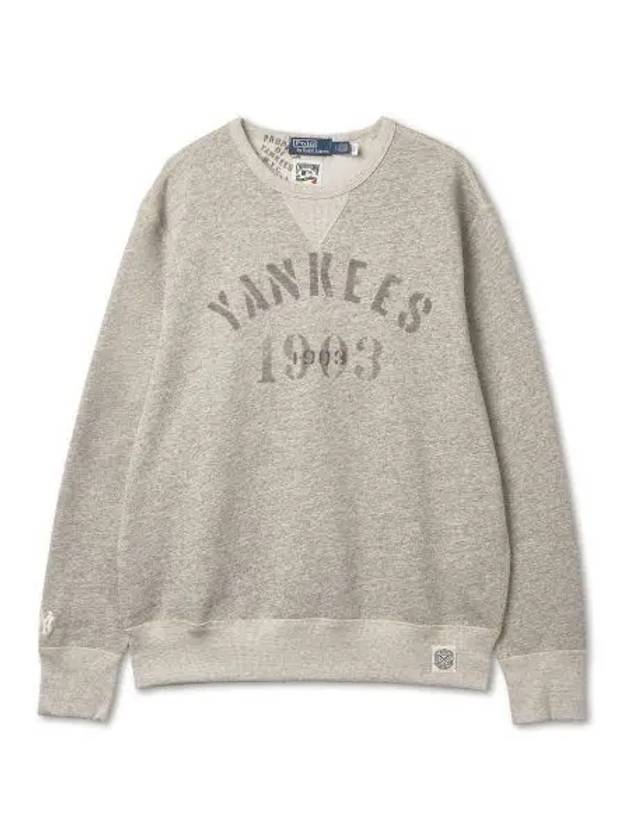 Polo Ralph Lauren Yankees Sweatshirt Gray - POLO RALPH LAUREN - BALAAN 1