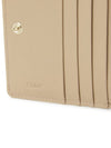 Sense Soft Leather Half Wallet Beige - CHLOE - BALAAN 7