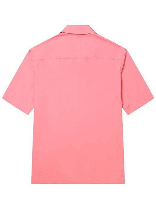 24SS Men's Cotton Overfit Short Sleeve Shirt Pink SWDQECSH01PN - SOLEW - BALAAN 2