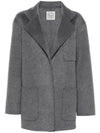 Two tone double way pocket patch wool jacket gray - TOTEME - BALAAN 1