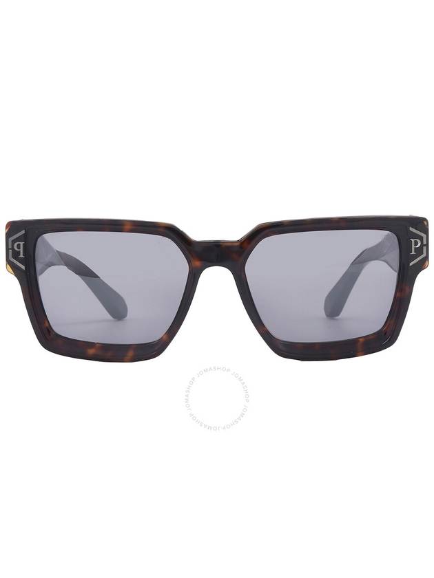 Philipp Plein Grey Square Men's Sunglasses SPP005M 722X 57 - PHILIPP PLEIN - BALAAN 1