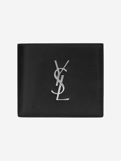 East/West Wallet In Smooth Leather Black - SAINT LAURENT - BALAAN 2