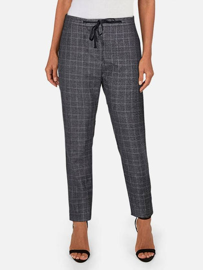 Burberry Ladies Formal Dark Grey Tie Waist Trousers, Brand Size 8 (US Size 6) - BURBERRY - BALAAN 2