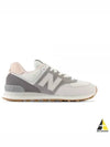 574 Lace Up Low Top Sneakers Grey - NEW BALANCE - BALAAN 2