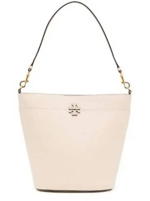 McGraw Logo Bucket Bag Beige - TORY BURCH - BALAAN 2