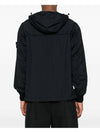 Skin Touch Nylon TC Hooded Jacket Black - STONE ISLAND - BALAAN 4