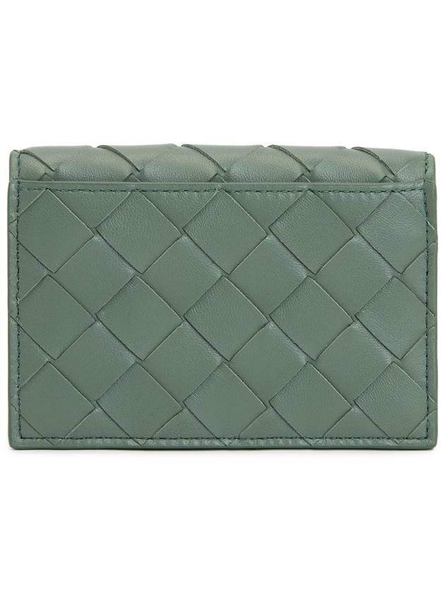 Intrecciato Flap Business Card Wallet Grey - BOTTEGA VENETA - BALAAN 3