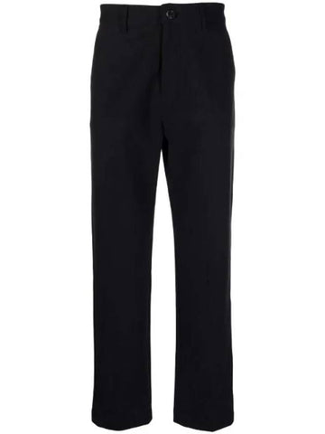 Chino Straight Pants Black - AMI - BALAAN 1