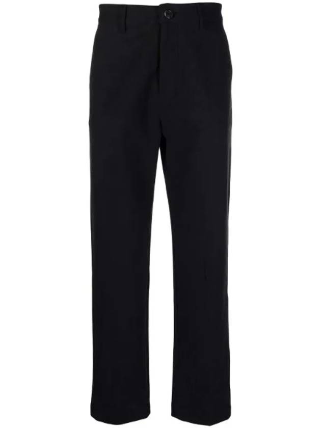 Chino Straight Pants Black - AMI - BALAAN 1