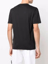 Logo Patch Short Sleeve T-Shirt Black - STONE ISLAND - BALAAN 4