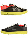 Men's Logo Vintage 20 Sneakers Black Yellow - OFF WHITE - BALAAN 6