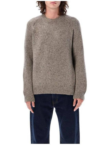 Harris Donegal Crewneck Knit Top Taupe - A.P.C. - BALAAN 1