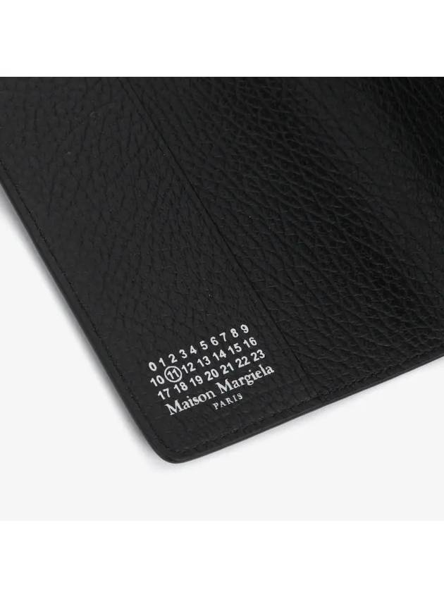 4 Stitch Passport Wallet Black - MAISON MARGIELA - BALAAN 4