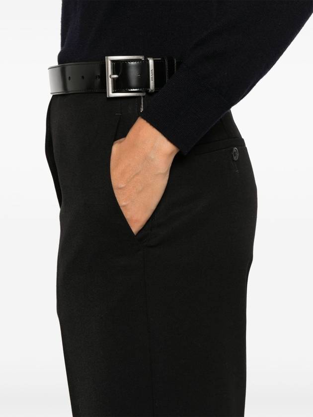 Gabadin straight pants black - PRADA - BALAAN 6