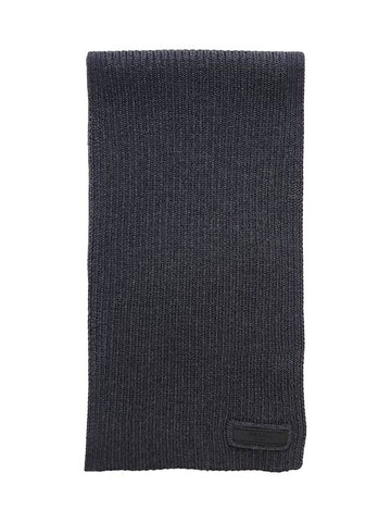 Unisex knit muffler gray - PRADA - BALAAN 1