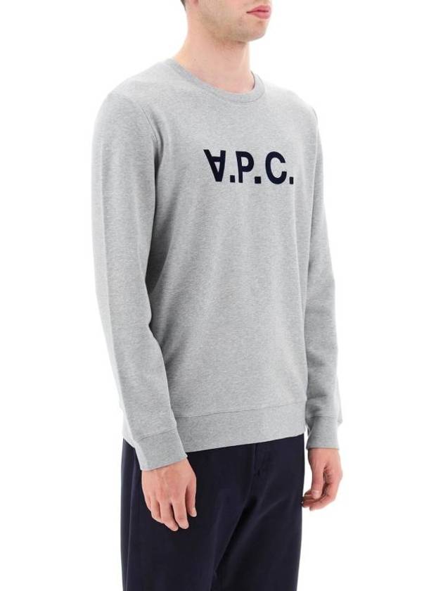 VPC Logo Crew Neck Sweatshirt Grey - A.P.C. - BALAAN 3