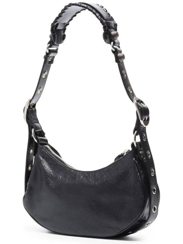 Le Cagole XS Lambskin Shoulder Bag Black - BALENCIAGA - BALAAN 5