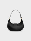 Ava Triomphe Smooth Calfskin Shoulder Bag Black - CELINE - BALAAN 4