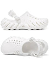 Eco Clog Sandals Slippers White 207937 100 - CROCS - BALAAN 2