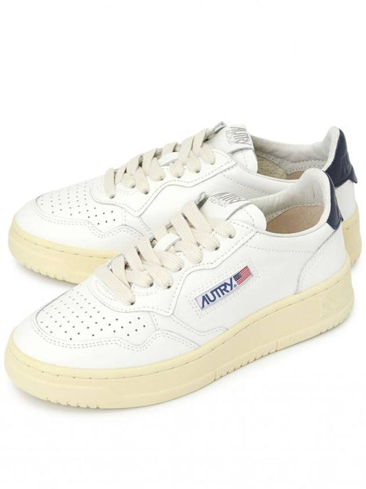 Medalist Black Heel Tab Low Top Sneakers White - AUTRY - BALAAN 2