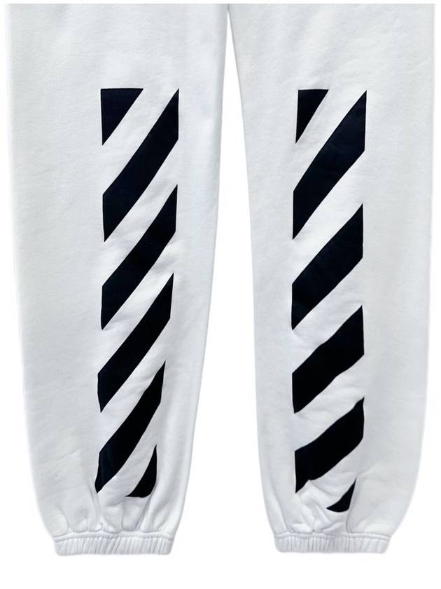 Men's Diag Logo Sweatpants White - OFF WHITE - BALAAN 4