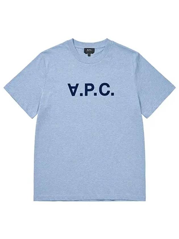 Standard Grand VPC Short Sleeve T-Shirt Blue - A.P.C. - BALAAN 3