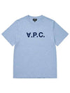 Standard Grand VPC Short Sleeve T-Shirt Blue - A.P.C. - BALAAN 5