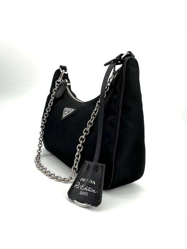 Black Tesuto Re Edition Multi Hobo Bag 1BH204 - PRADA - BALAAN 4