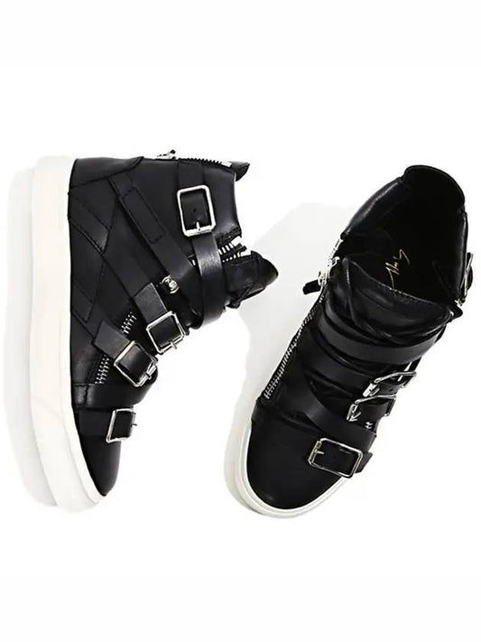 Giuseppe Gianotti RW4085 NERO JETI Multi Buckle High Tops - GIUSEPPE ZANOTTI - BALAAN 1