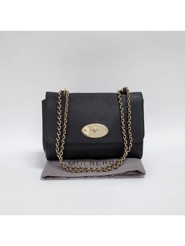 Mulberry Lily medium black shoulder bag and cross HH3297 - MULBERRY - BALAAN 10