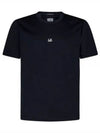 70/2 Mercerized Jersey Logo Short Sleeve T-Shirt Navy - CP COMPANY - BALAAN 2