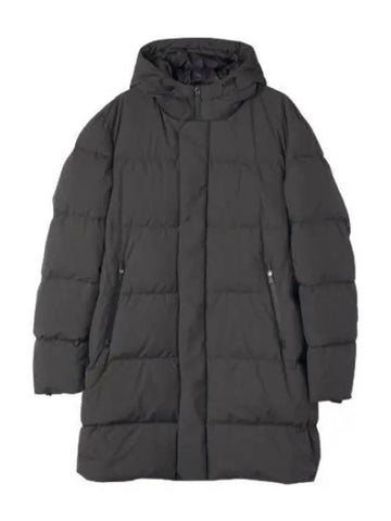 Laminar quilted padding jacket gray short - HERNO - BALAAN 1
