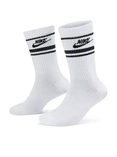 Sportswear Everyday Essential Crew Socks 3 Pack White - NIKE - BALAAN 2