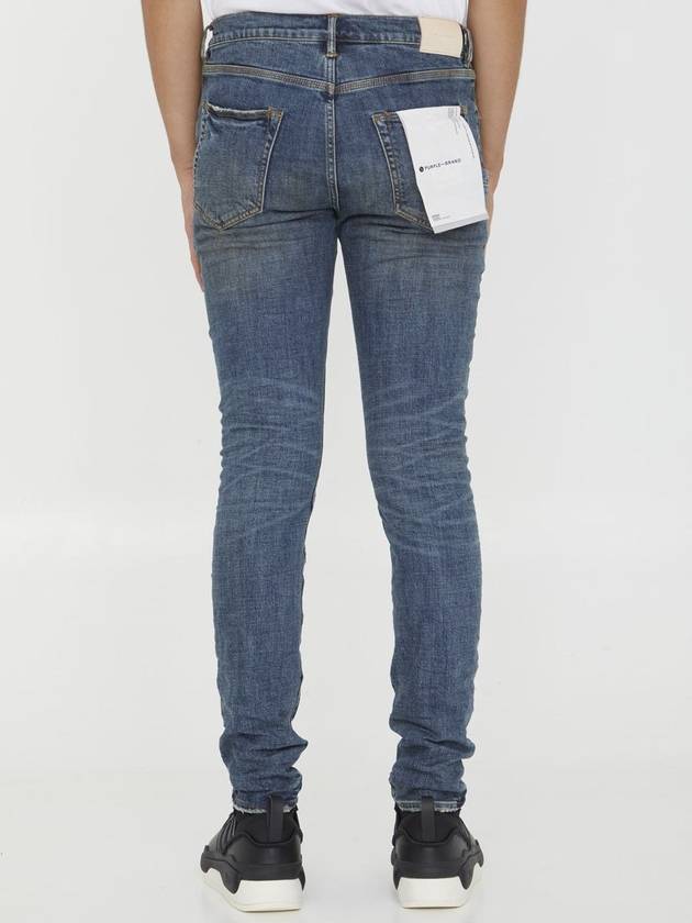 Slim Jeans In Blue Denim - PURPLE BRAND - BALAAN 4