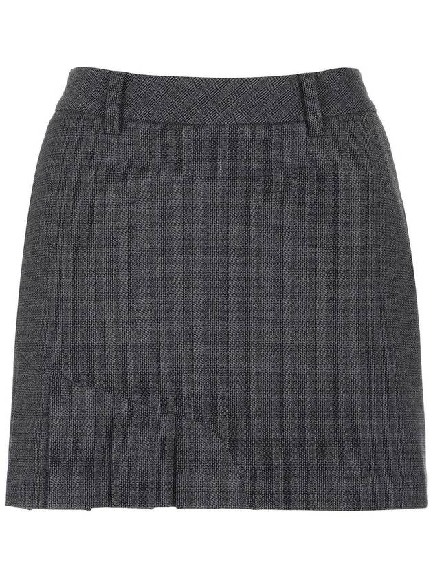 Women s Ombre Check Pleated Culottes X2PQV8783 Winter Golf Wear Skirt - JDX - BALAAN 1