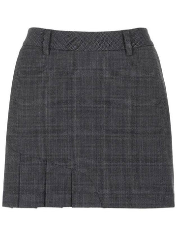 Women s Ombre Check Pleated Culottes X2PQV8783 Winter Golf Wear Skirt - JDX - BALAAN 1