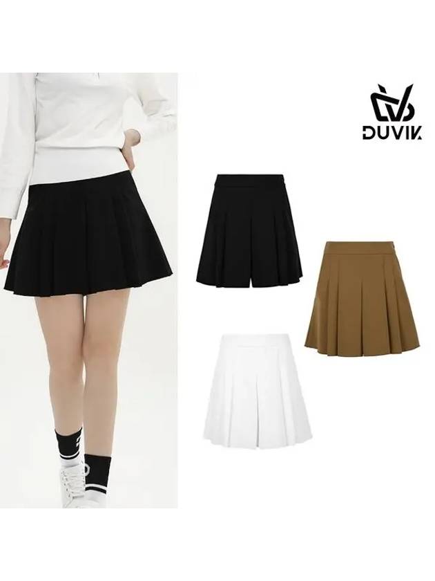 Pleated Qualotte Skirt Shorts DD3WPH371WH - DUVIK - BALAAN 2